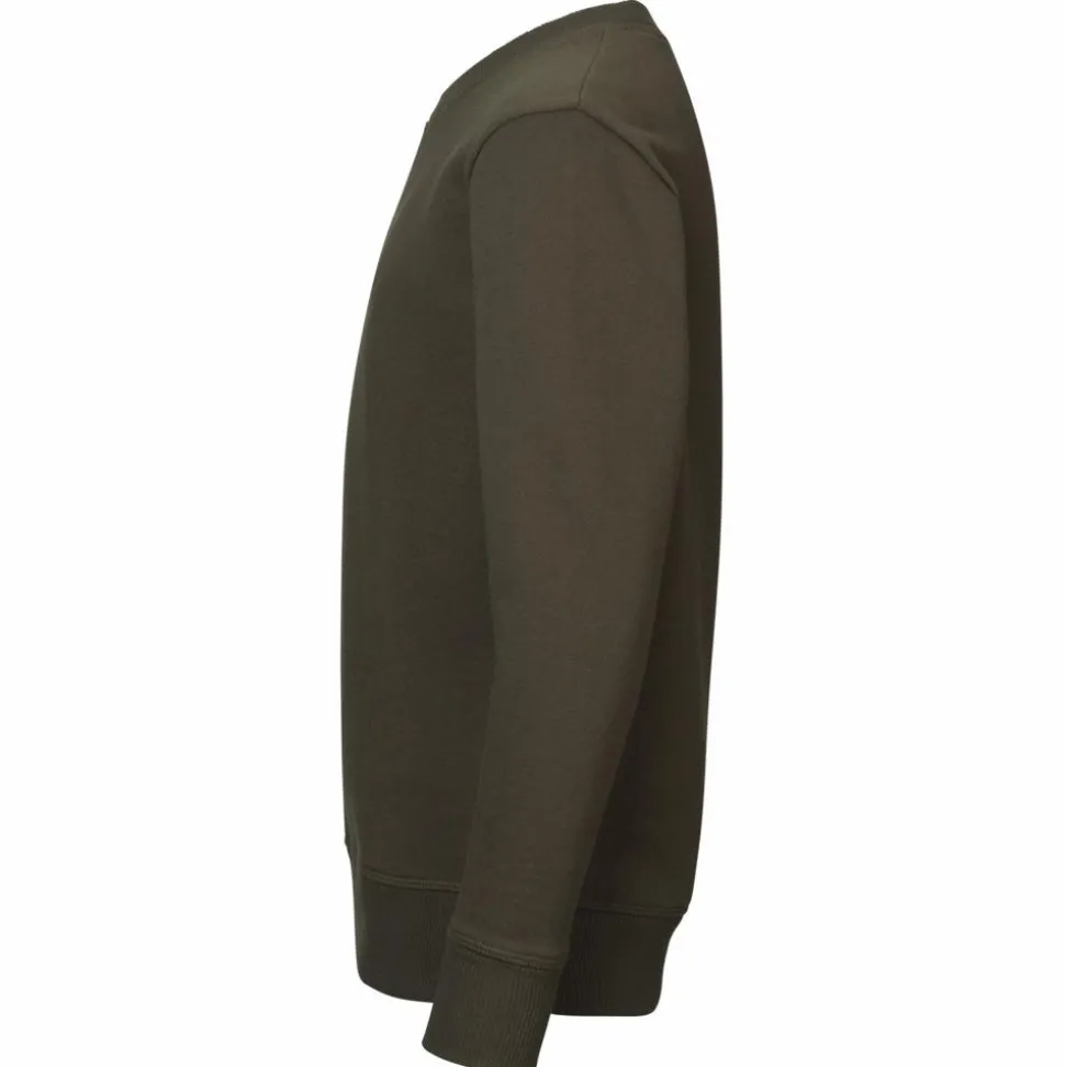ID CORE Børne Sweatshirt - Oliven