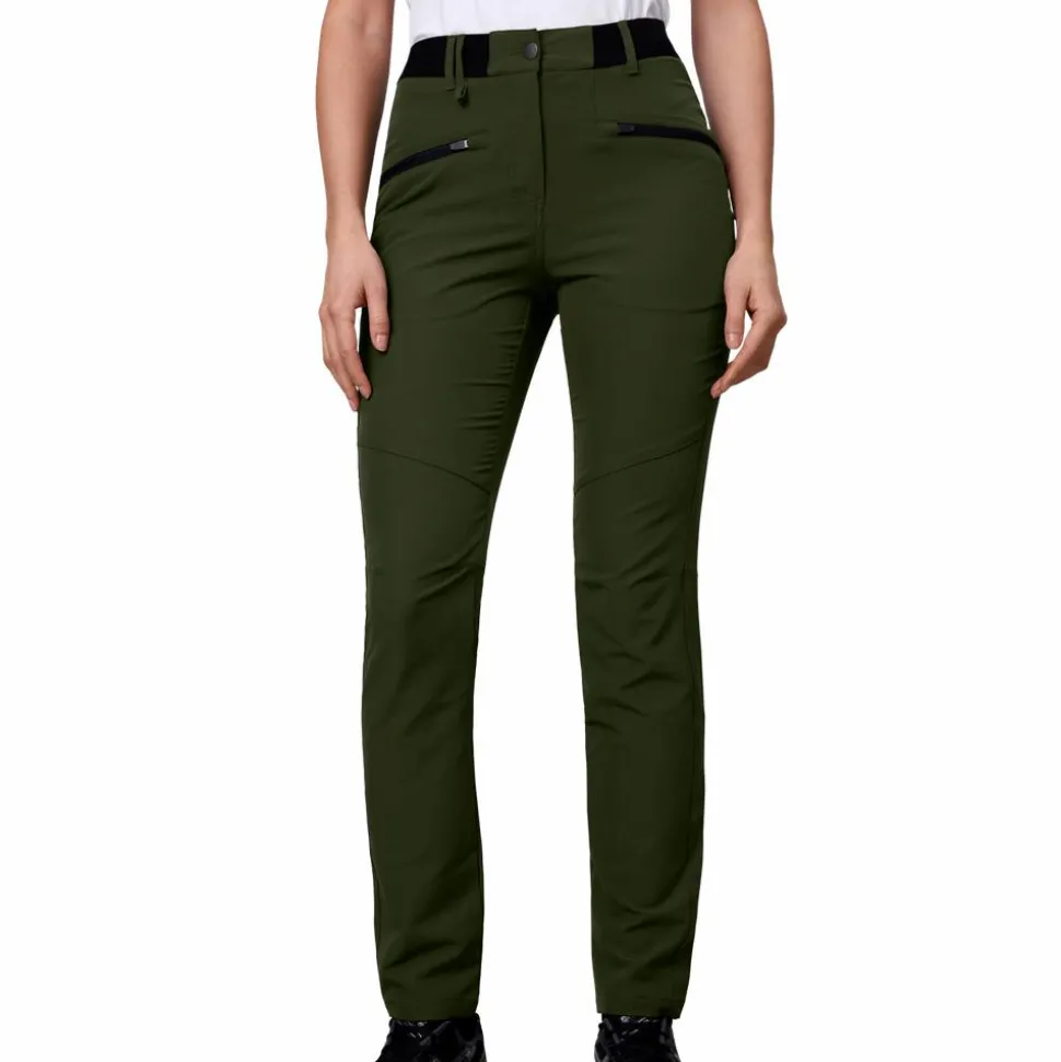 ID Core Dame Outdoorbukser - Oliven
