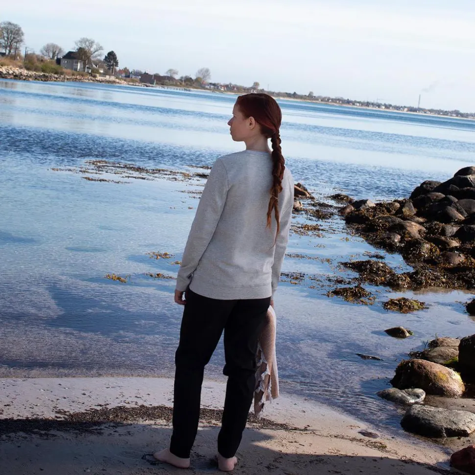 ID Dame Sweatshirt - Lysegrå melange