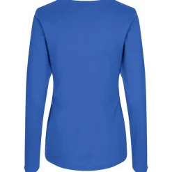 ID Interlock Dame Langærmet t-shirt - Azur