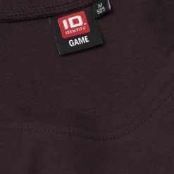 ID Interlock Dame Langærmet t-shirt - Mørk Bordeaux