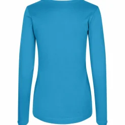 ID Interlock Dame Langærmet t-shirt - Turkis