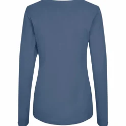 ID Interlock Dame Langærmet t-shirt - Indigo