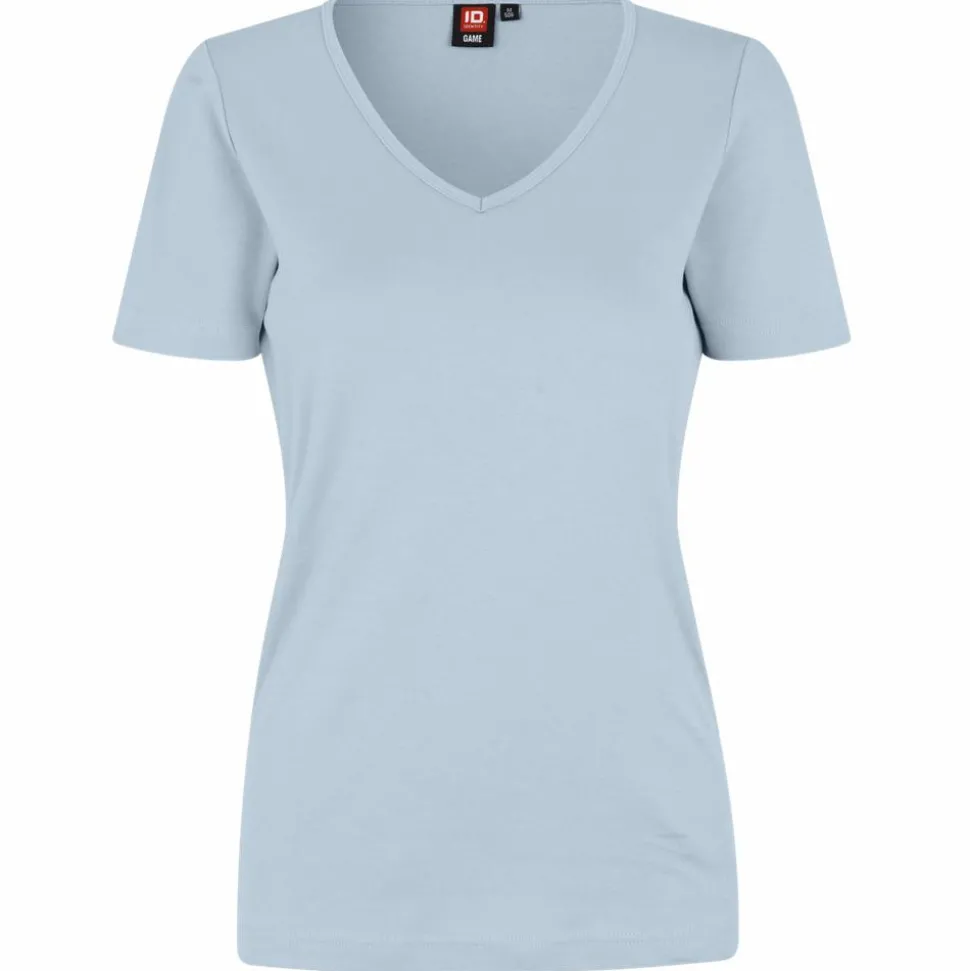 ID Interlock Dame T-shirt - Light Blue