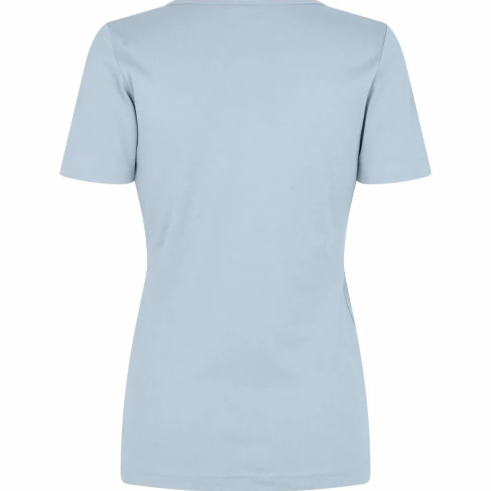 ID Interlock Dame T-shirt - Light Blue