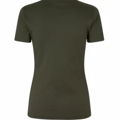 ID Interlock Dame T-shirt - Oliven
