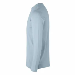 ID Interlock Herre Langærmet t-shirt - Lys Blå