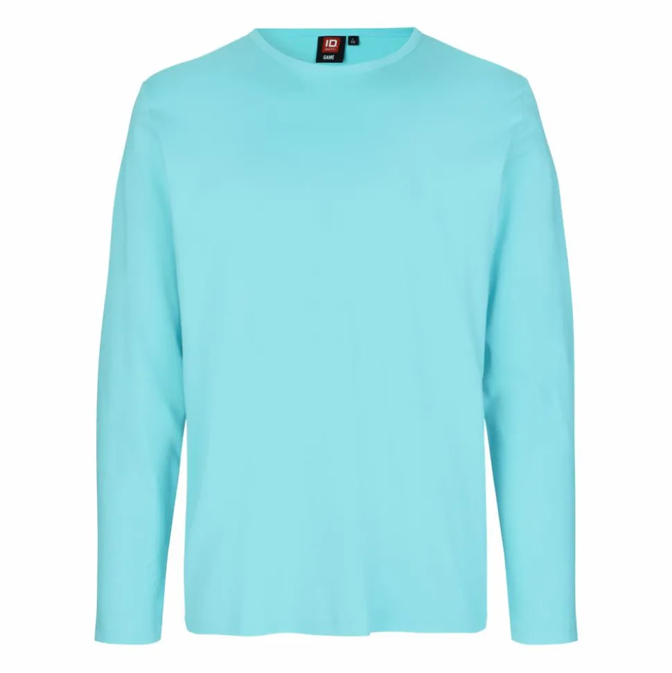 ID Interlock Herre Langærmet t-shirt - Mint