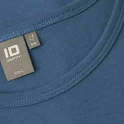 ID Interlock Herre Langærmet t-shirt - Indigo