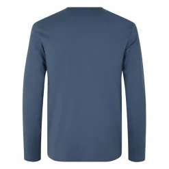 ID Interlock Herre Langærmet t-shirt - Indigo