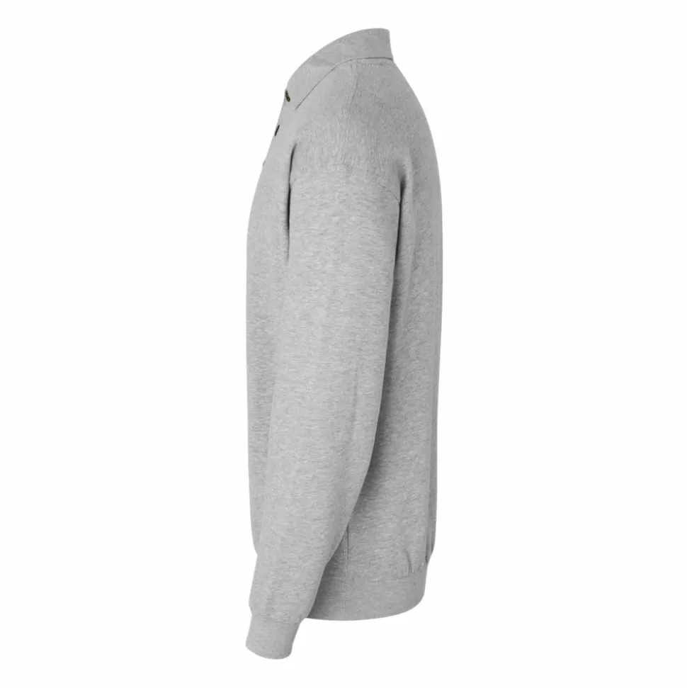 ID Klassisk Herre Sweatshirt - Grå Melange