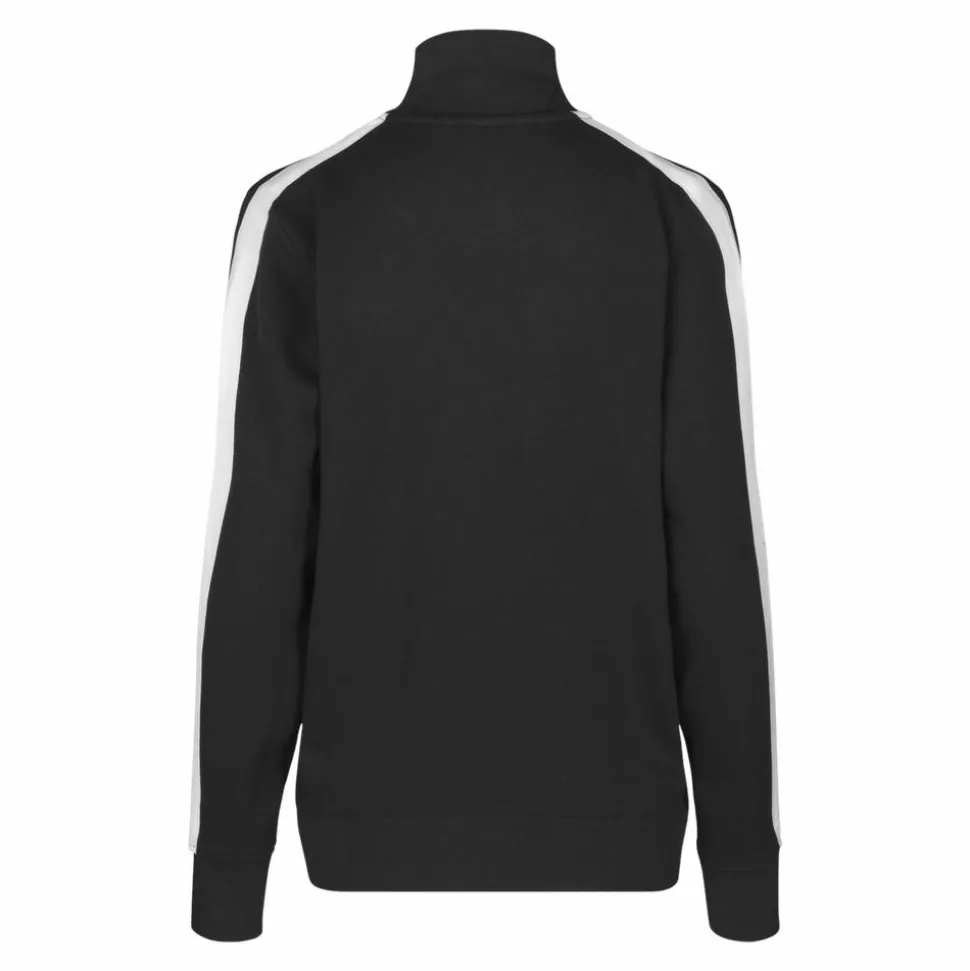 ID Kontrast Dame Cardigan - Black