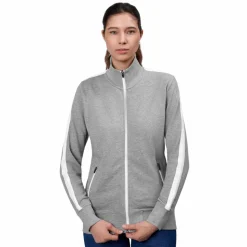 ID Kontrast Dame Cardigan - Grey Melange