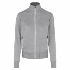 ID Kontrast Dame Cardigan - Grey Melange