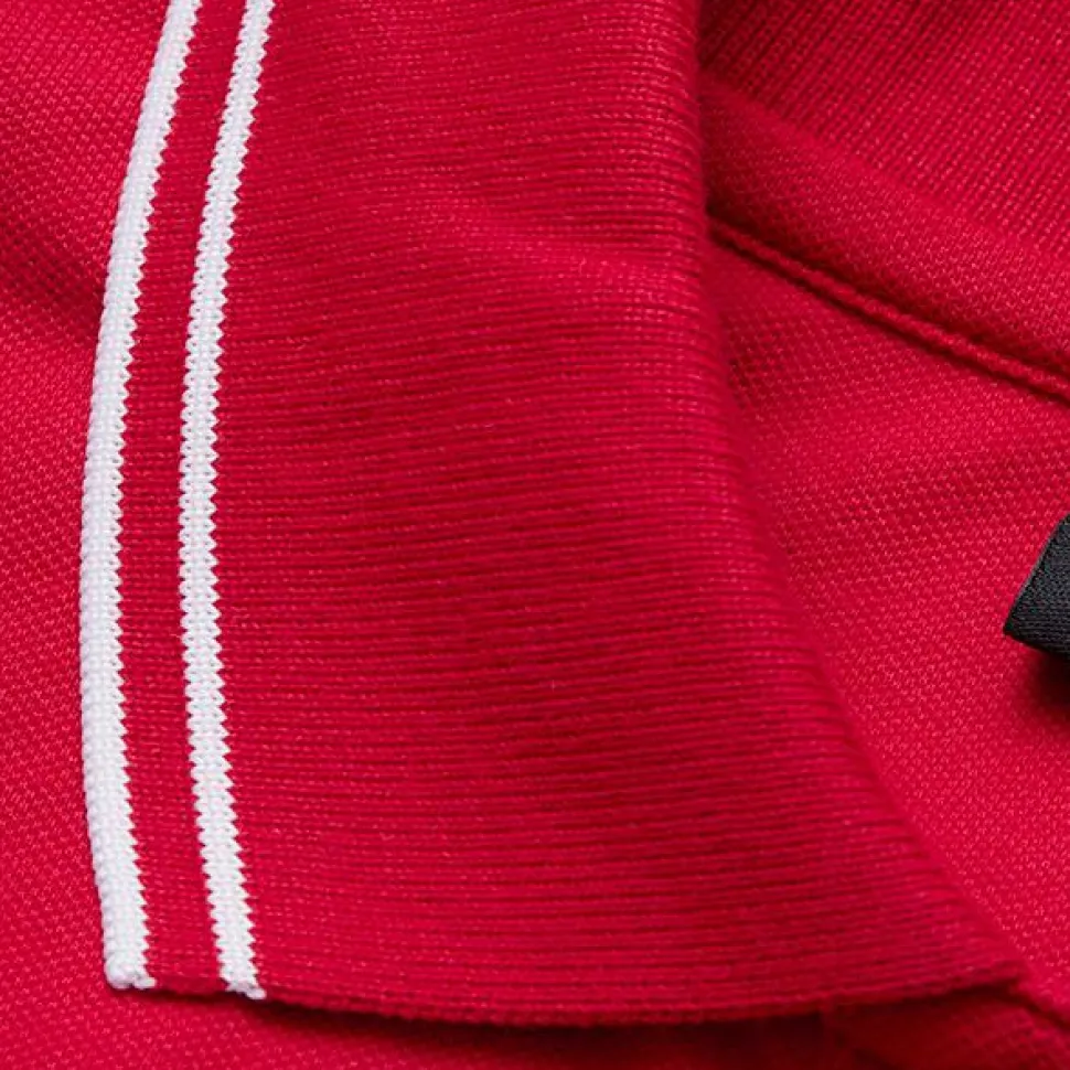 ID Kontrast Dame Polo - Red
