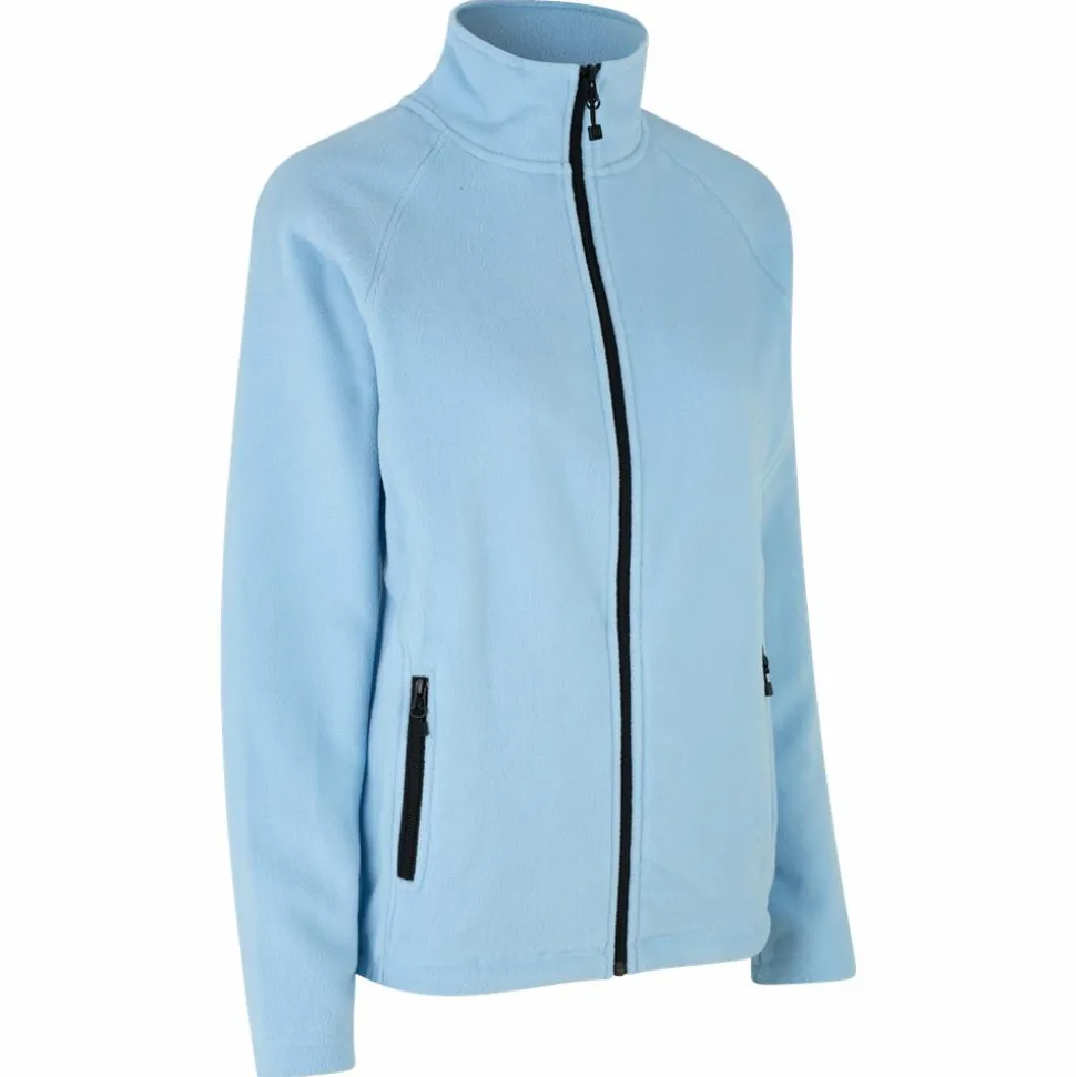 ID Microfleece Dame Fleecejakke - Light Blue