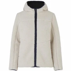ID Pile Dame Fleecejakke - Off white
