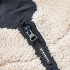 ID Pile Dame Fleecejakke - Off white