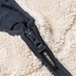 ID Pile Herre Fleecejakke - Off white