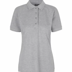 ID Pro Wear Dame Polo - Grey Melange