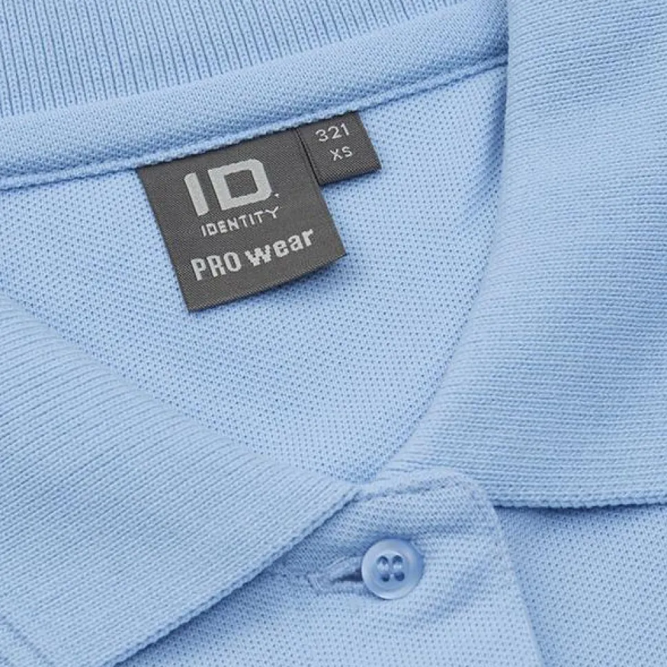 ID Pro Wear Dame Polo - Light Blue