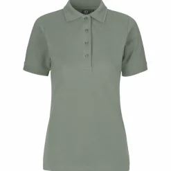 ID Pro Wear Dame Polo - Støvet Grøn