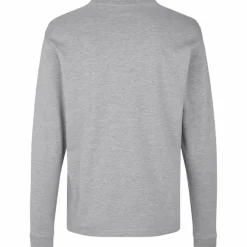 ID Pro Wear Herre Langærmet t-shirt - Grey Melange