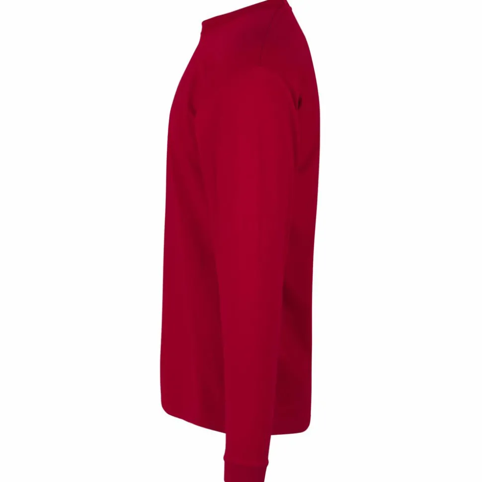 ID Pro Wear Herre Langærmet t-shirt - Red