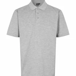 ID Pro Wear Herre Polo - Grå Melange