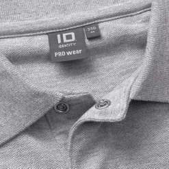 ID Pro Wear Herre Polo - Grå Melange