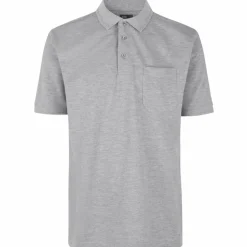 ID Pro Wear Herre Polo - Grey Melange