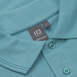 ID Pro Wear Herre Polo - Støvet Aqua