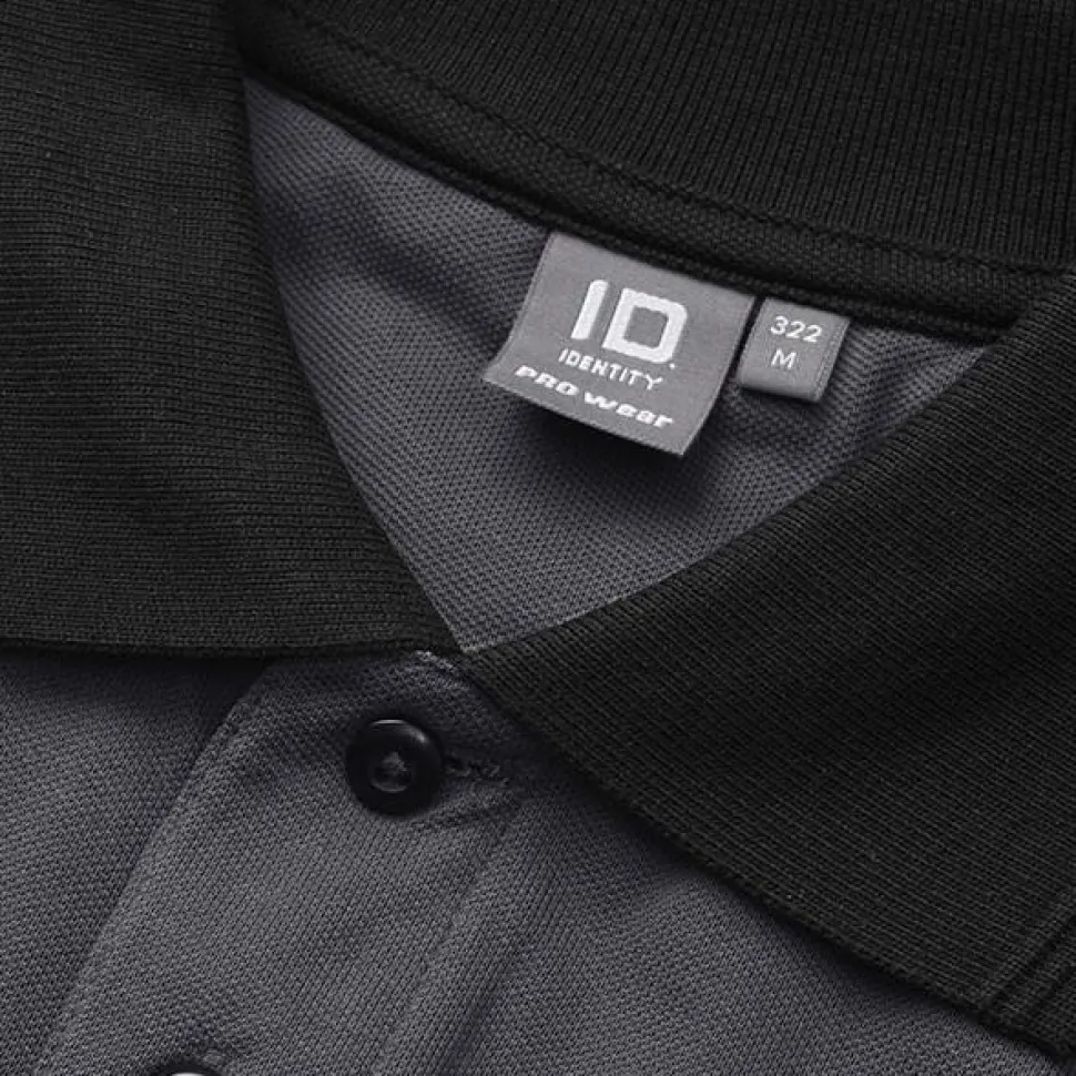 ID Pro Wear Herre Polo - Silver Grey
