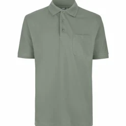 ID Pro Wear Herre Polo - Støvet Grøn