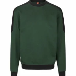 ID Pro Wear Herre Sweatshirt - Flaskegrøn