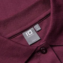 ID Stretch Dame Polo - Bordeaux