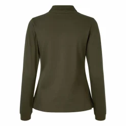 ID Stretch Dame Polo - Oliven