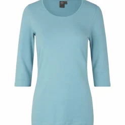 ID Stretch Dame Trøje m. stretch - Støvet Aqua