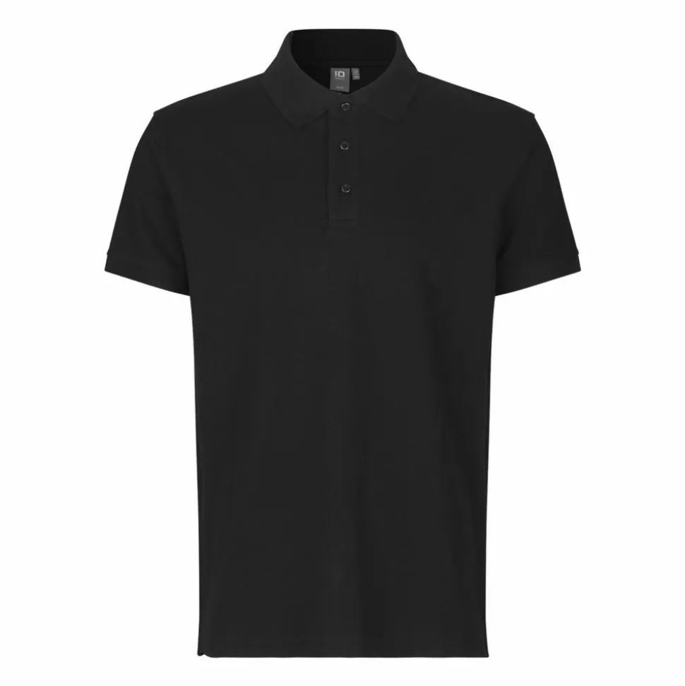ID Stretch Herre Polo - Black