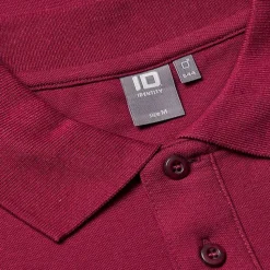 ID Stretch Herre Polo - Bordeaux
