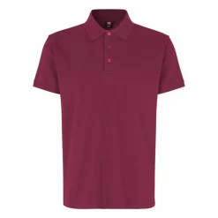 ID Stretch Herre Polo - Cerise