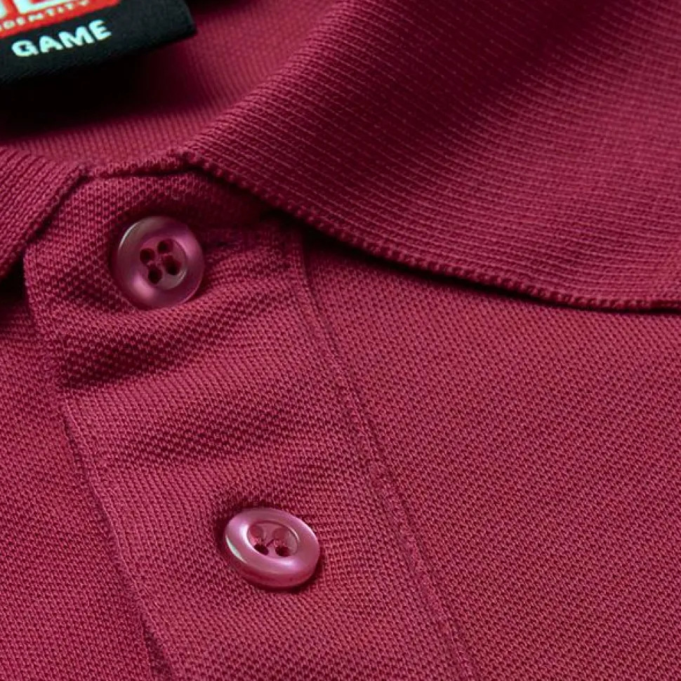 ID Stretch Herre Polo - Cerise