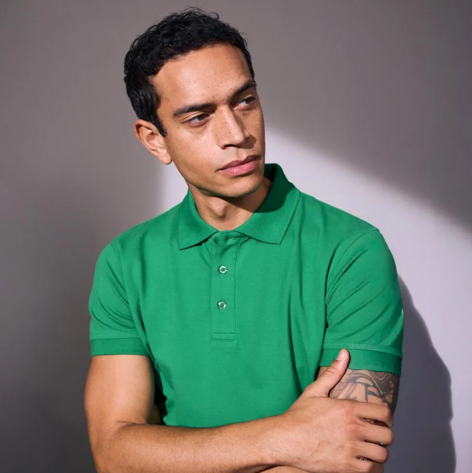 ID Stretch Herre Polo - Green