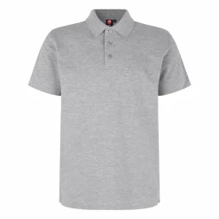 ID Stretch Herre Polo - Grey Melange