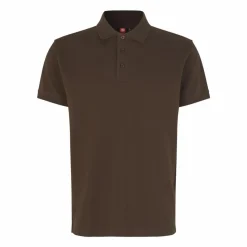 ID Stretch Herre Polo - Mocca