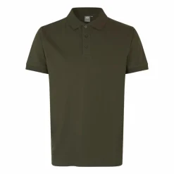 ID Stretch Herre Polo - Oliven