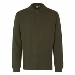 ID Stretch Herre Polo - Oliven