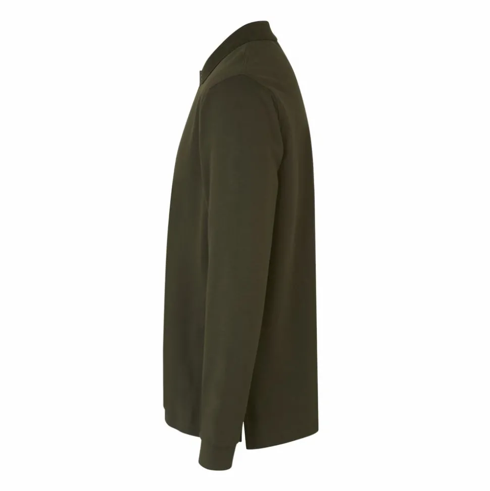 ID Stretch Herre Polo - Oliven