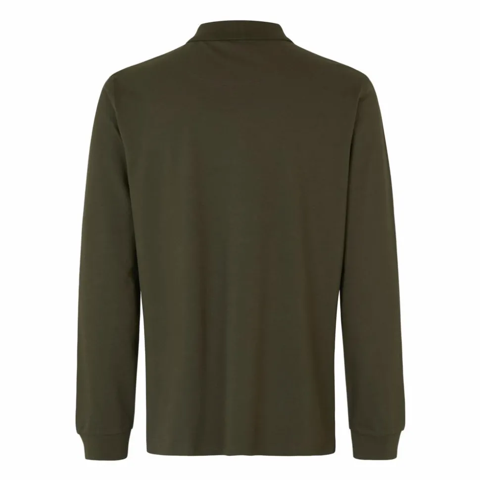 ID Stretch Herre Polo - Oliven