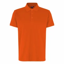 ID Stretch Herre Polo - Orange